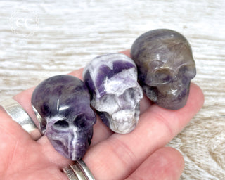 Chevron Amethyst Skull