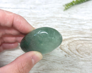 Green Fluorite Palm Stone #1