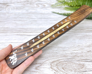 Long Wooden Incense Stick Holder
