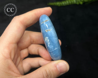 Indian Blue Opal Chunky Palm Stone #1