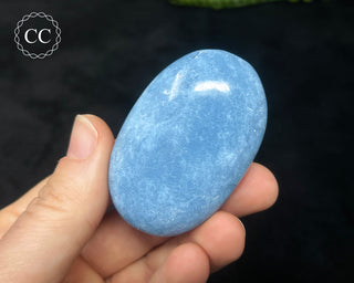 Indian Blue Opal Chunky Palm Stone #3