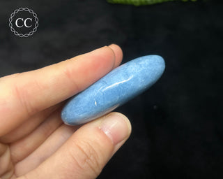 Indian Blue Opal Chunky Palm Stone #3