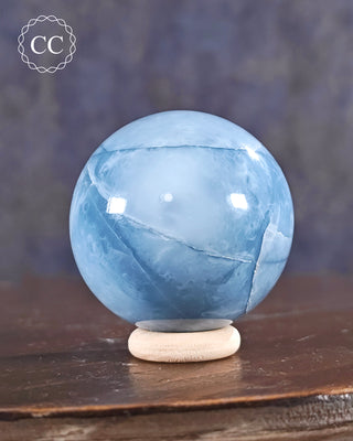 Indian Blue Opal Sphere #2