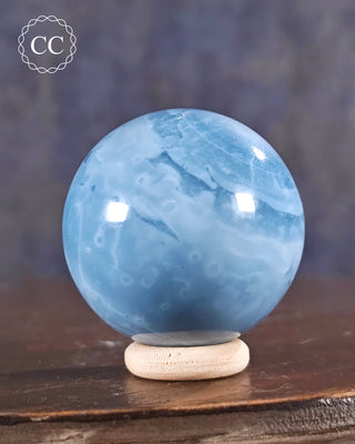 Indian Blue Opal Sphere #1