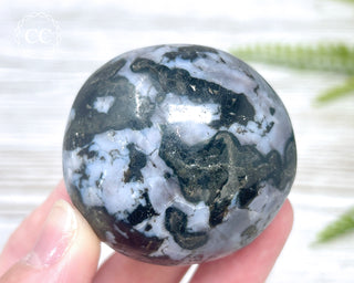 Indigo Gabbro | Mystic Merlinite Chunky Palm Stone #2