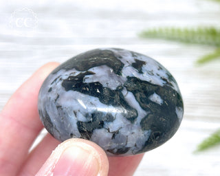 Indigo Gabbro | Mystic Merlinite Chunky Palm Stone #2