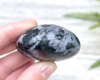 Indigo Gabbro | Mystic Merlinite Chunky Palm Stone #2