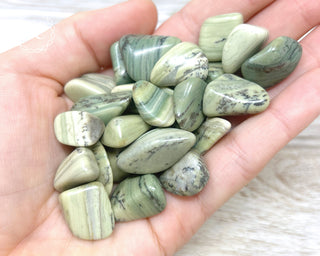 Infinite Small Tumbled Crystals in hand