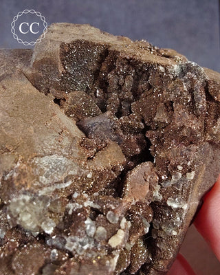 Iridescent Siderite & Calcite #1