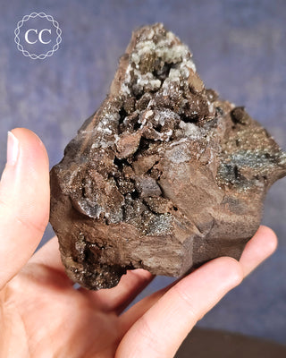 Iridescent Siderite & Calcite #1