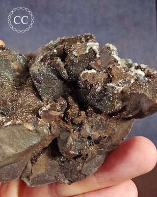 Iridescent Siderite & Calcite #1