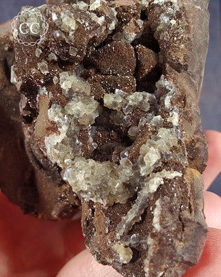 Iridescent Siderite & Calcite #1