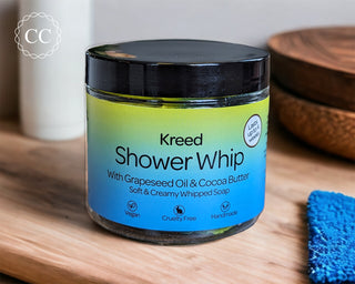 Kreed Whipped Soap in bathroom