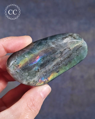 Labradorite Chunky Palm Stone #15
