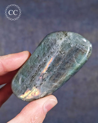 Labradorite Chunky Palm Stone #15