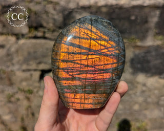 Sunset Orange Labradorite Freeform #11