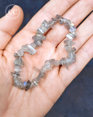 Labradorite Gemchip Bracelet
