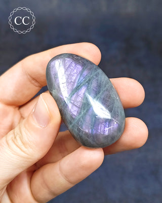 Labradorite Flat  Palm Stone