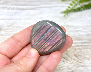 Labradorite Flat  Palm Stone