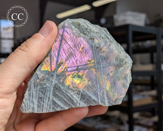 Labradorite Top Polished Slice #2