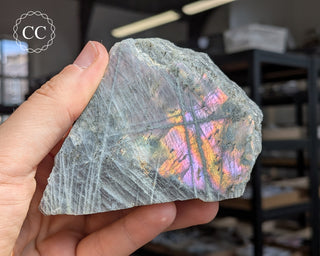 Labradorite Top Polished Slice #2