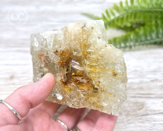 Large Etched Topaz Crystal #3