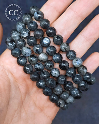 Larvikite 8mm Beaded Bracelets on hand