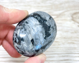 Larvikite Chunky Palm Stone #1