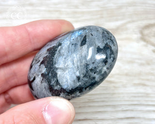 Larvikite Chunky Palm Stone #1