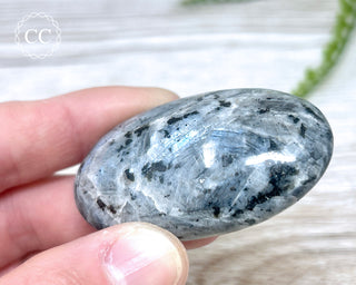 Larvikite Chunky Palm Stone #1