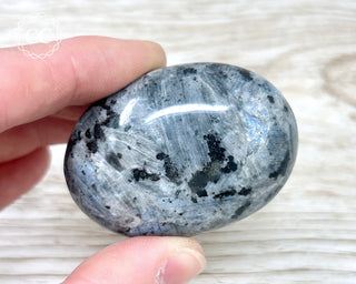 Larvikite Chunky Palm Stone #1