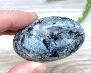 Larvikite Chunky Palm Stone #2