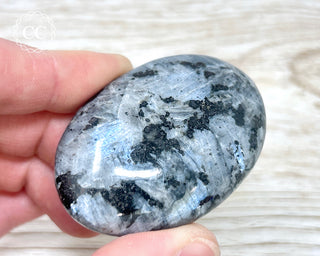Larvikite Chunky Palm Stone #2
