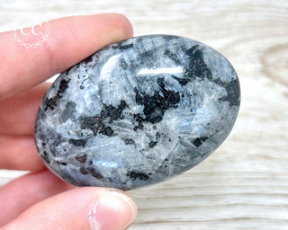 Larvikite Chunky Palm Stone #2