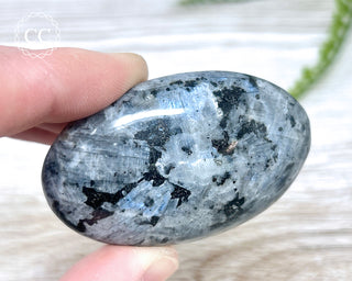 Larvikite Chunky Palm Stone #2