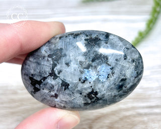 Larvikite Chunky Palm Stone #2