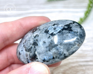 Larvikite Chunky Palm Stone #2