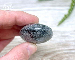 Larvikite Chunky Palm Stone #2
