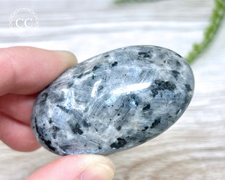 Larvikite Chunky Palm Stone #1