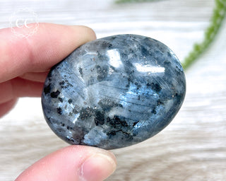 Larvikite Chunky Palm Stone #4