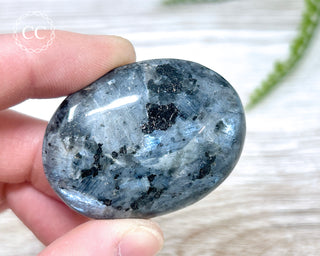 Larvikite Chunky Palm Stone #4