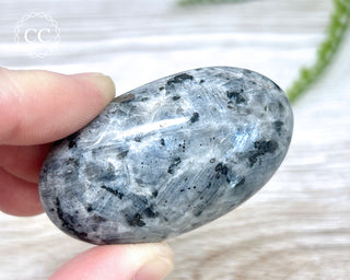 Larvikite Chunky Palm Stone #1