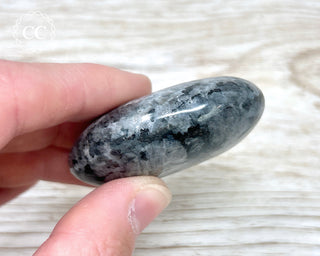 Larvikite Chunky Palm Stone #1