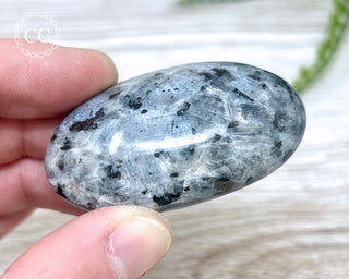 Larvikite Chunky Palm Stone #1