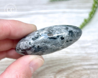Larvikite Chunky Palm Stone #1