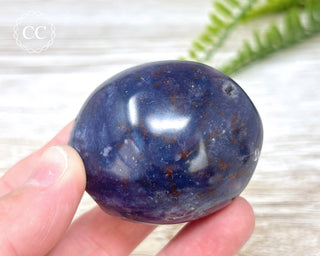 Lavender Agate Chunky Palm Stone #1