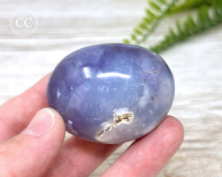 Lavender Agate Chunky Palm Stone #3
