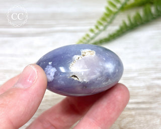 Lavender Agate Chunky Palm Stone #3