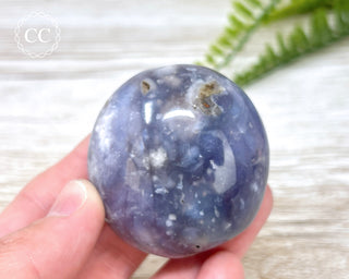 Lavender Agate Chunky Palm Stone #4