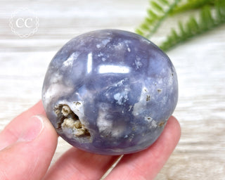 Lavender Agate Chunky Palm Stone #4